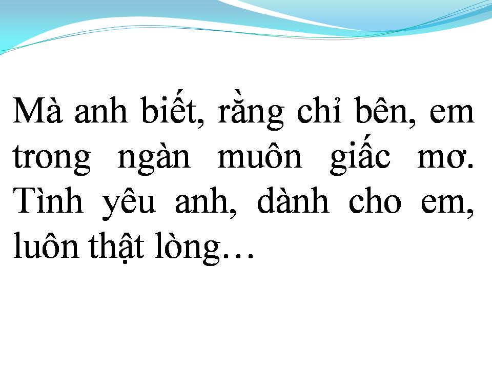 Lời bài hát MONG EM HẠNH PHÚC