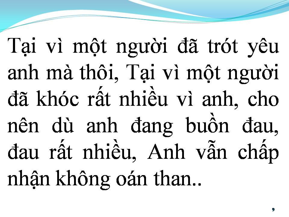 Lời bài hát MONG NGƯỜI TA LUÔN TỐT LUÔN YÊU EM