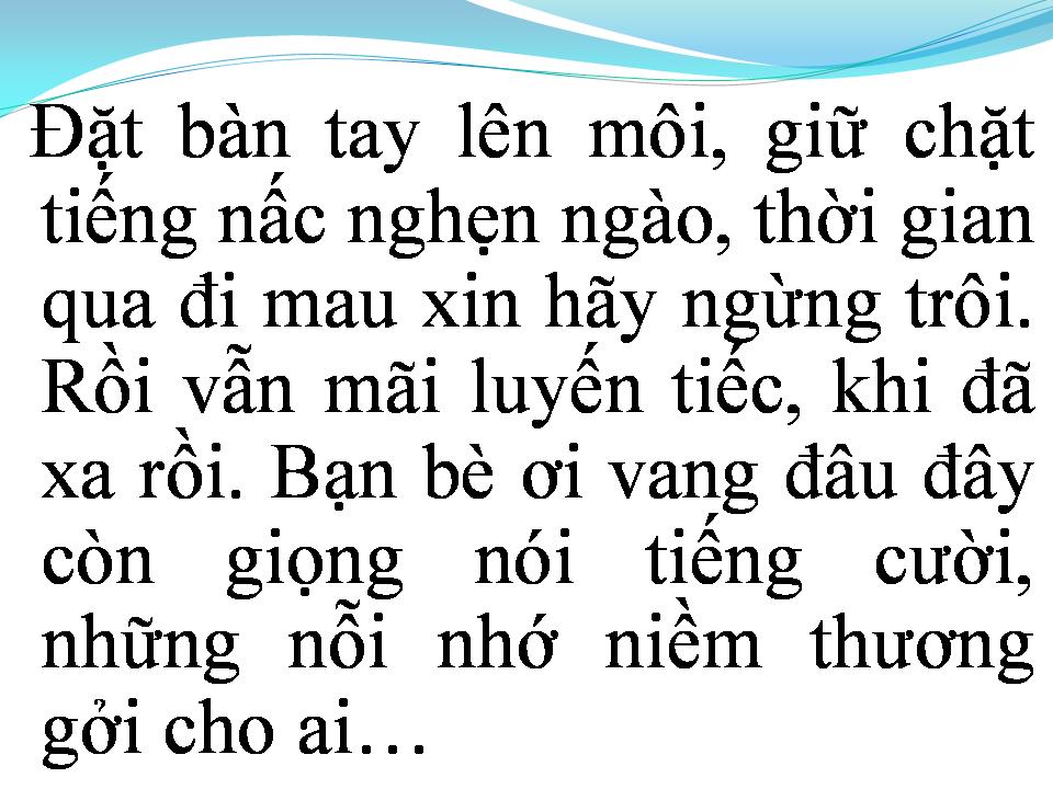 Lời bài hát MONG ƯỚC KỶ NIỆM XƯA