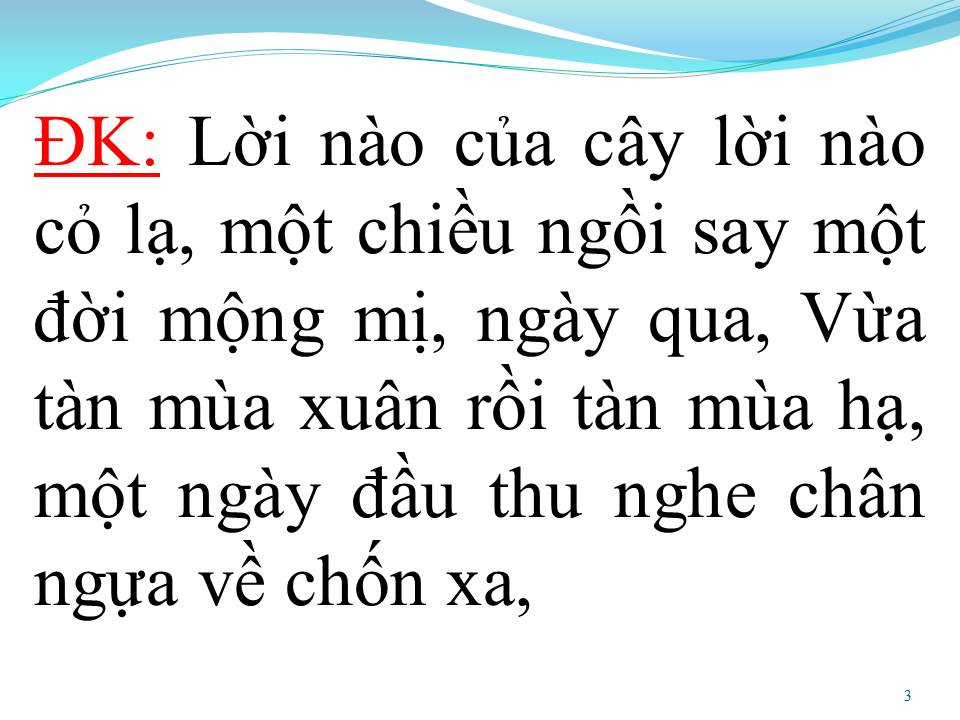 Lời bài hát MỘT CÕI ĐI VỀ