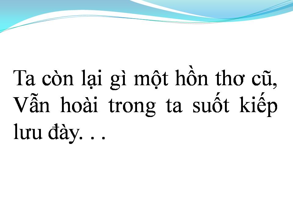 Lời bài hát MỘT CÕI TÌNH XA