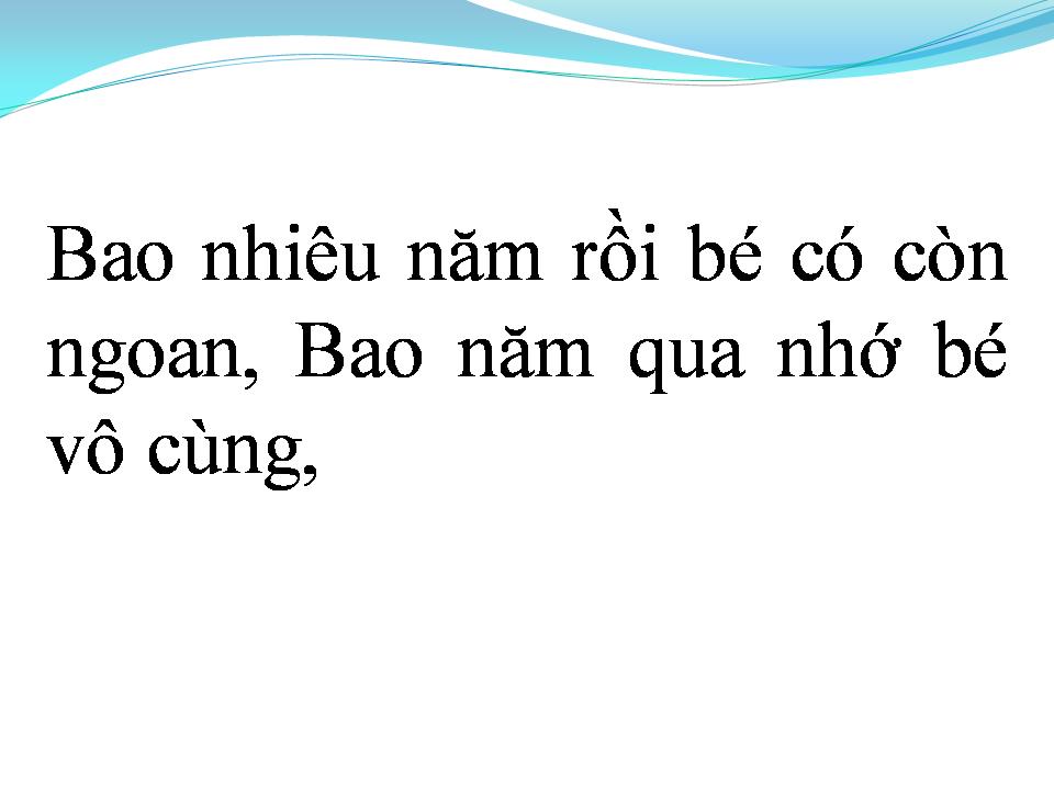 Lời bài hát MỘT CÕI TÌNH XA