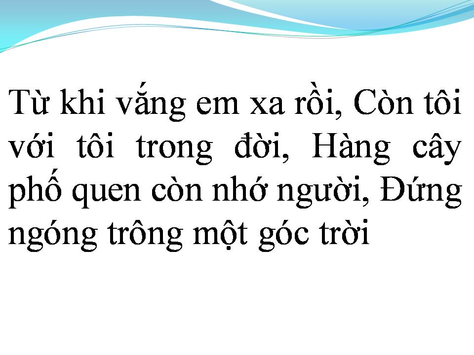 Lời bài hát MỘT ĐÊM ÊM ĐỀM