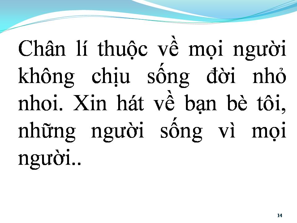 Lời bài hát MỘT ĐỜI NGƯỜI MỘT RỪNG CÂY