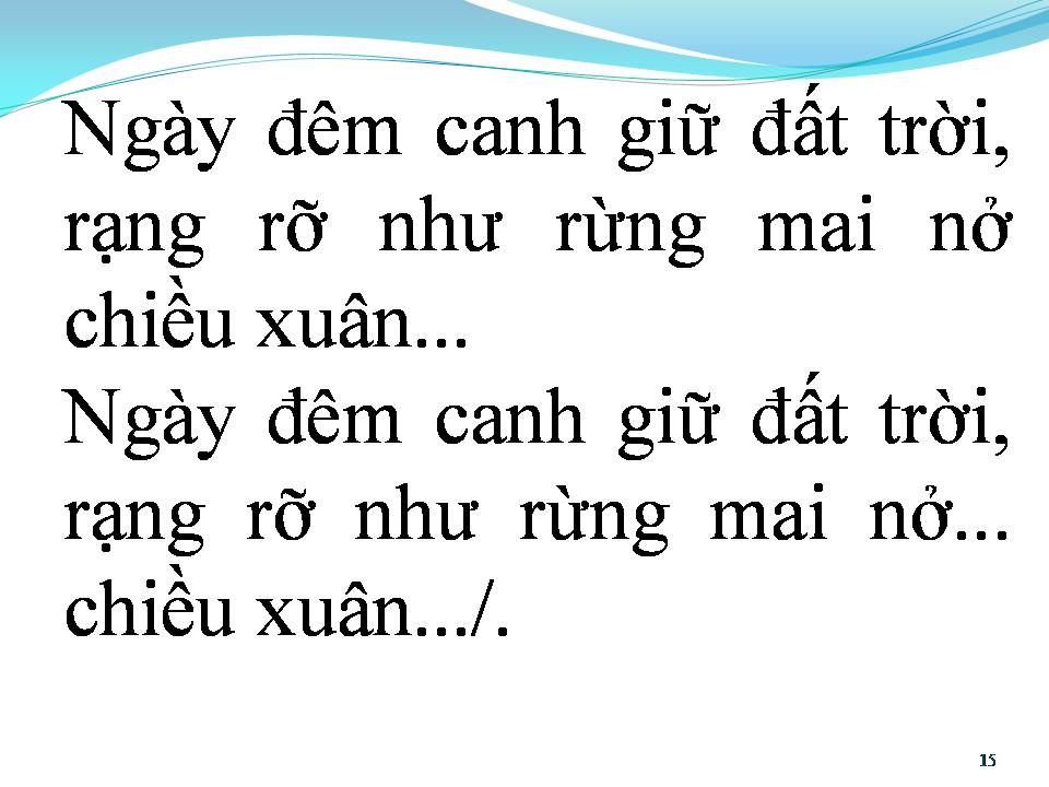 Lời bài hát MỘT ĐỜI NGƯỜI MỘT RỪNG CÂY