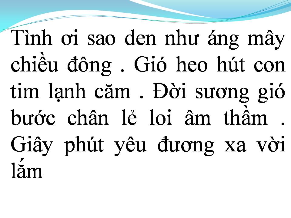 Lời bài hát MỘT ĐỜI TAN VỠ