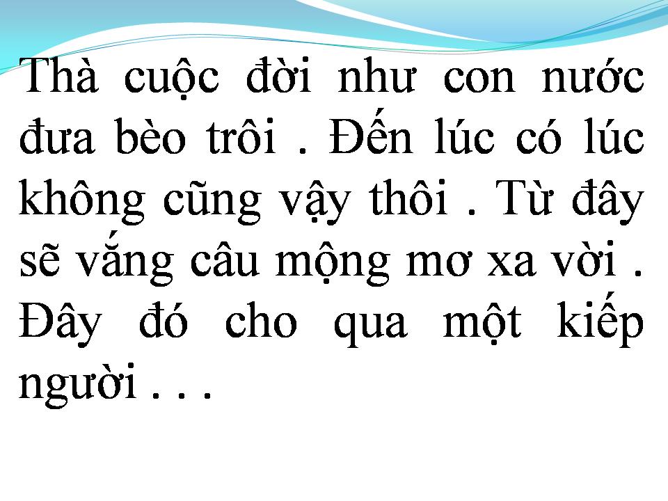 Lời bài hát MỘT ĐỜI TAN VỠ