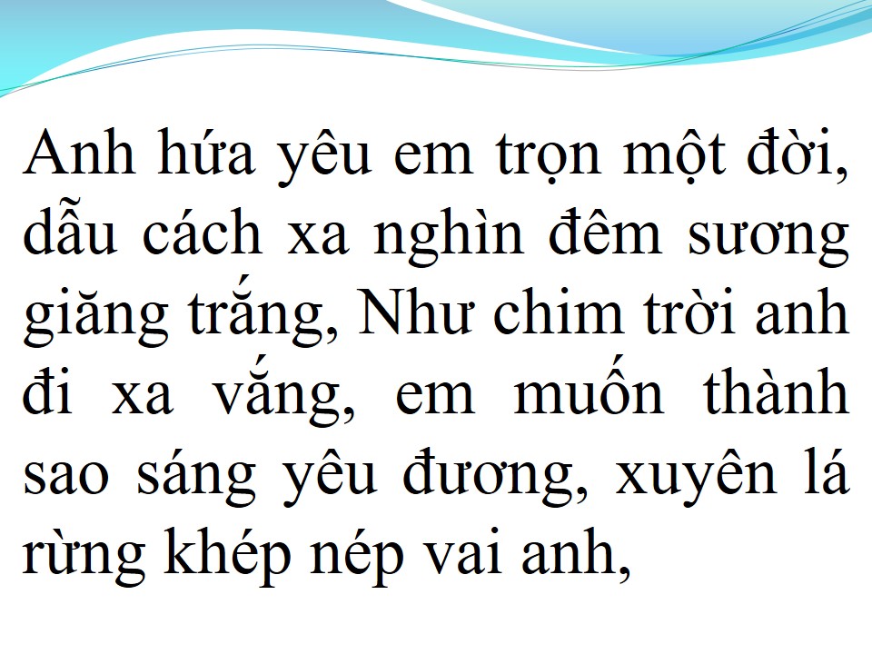 Lời bài hát MỘT ĐỜI YÊU EM