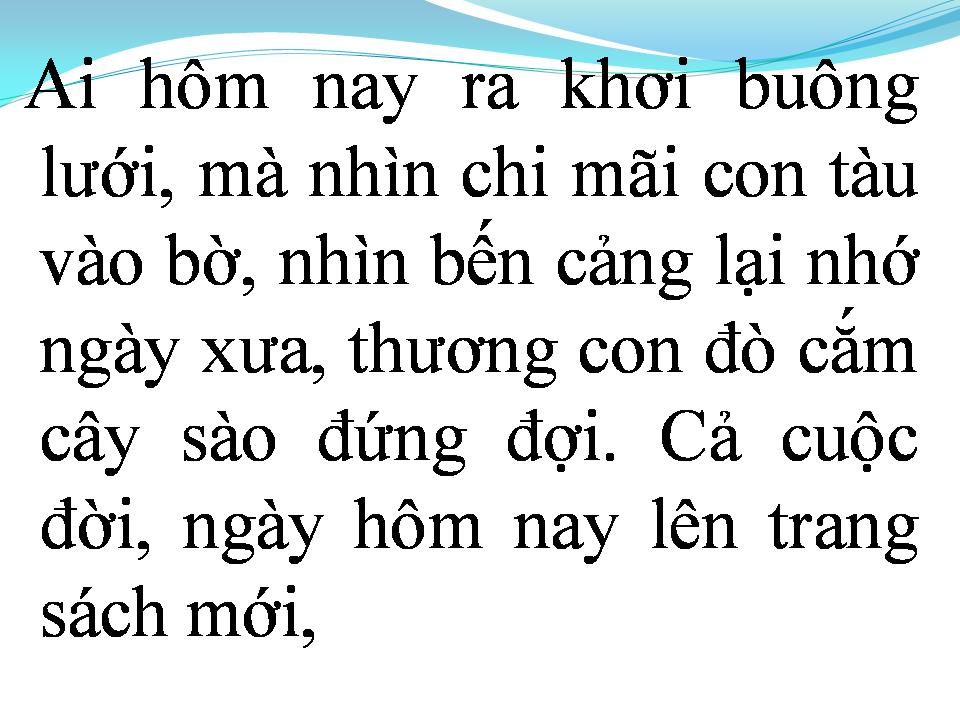 Lời bài hát MỘT KHÚC TÂM TÌNH NGƯỜI HÀ TĨNH