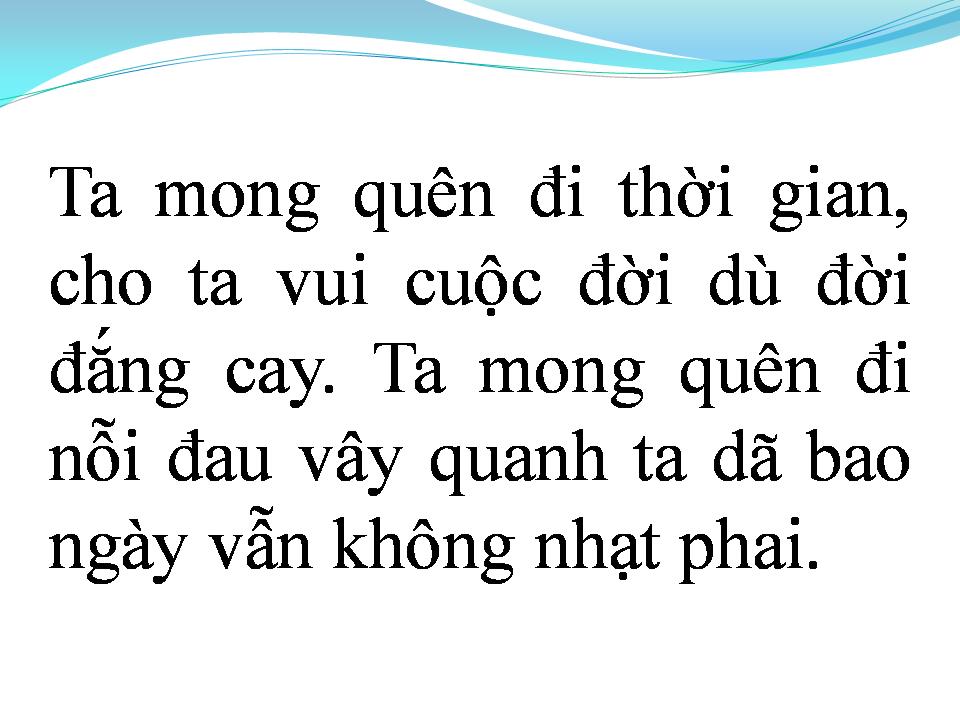 Lời bài hát MỘT KIẾP PHONG BA