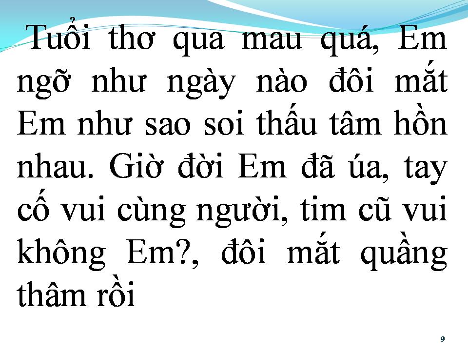 Lời bài hát MỘT LẦN NÀO CHO TÔI GẶP LẠI EM