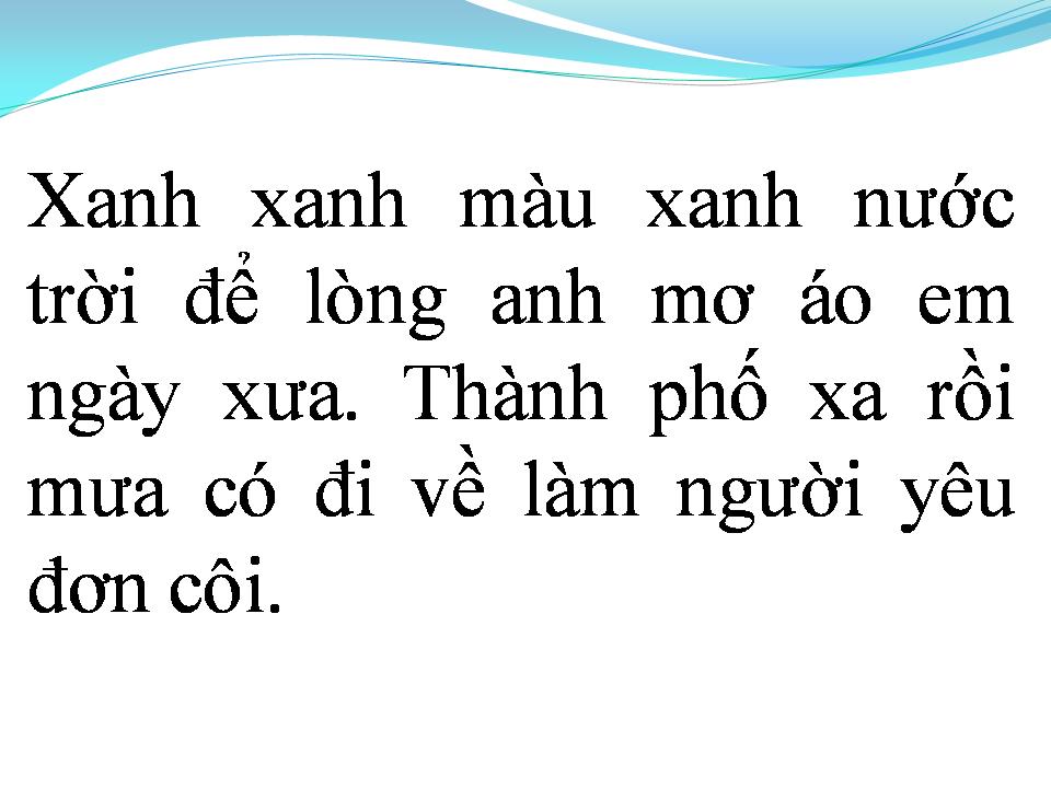 Lời bài hát MỘT LOÀI CHIM BIỂN
