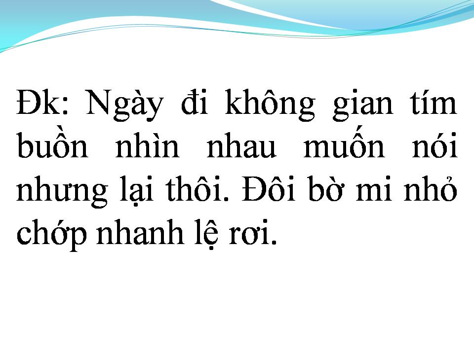 Lời bài hát MỘT LOÀI CHIM BIỂN