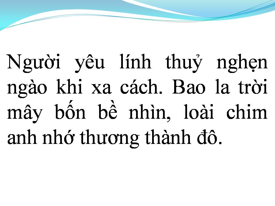 Lời bài hát MỘT LOÀI CHIM BIỂN
