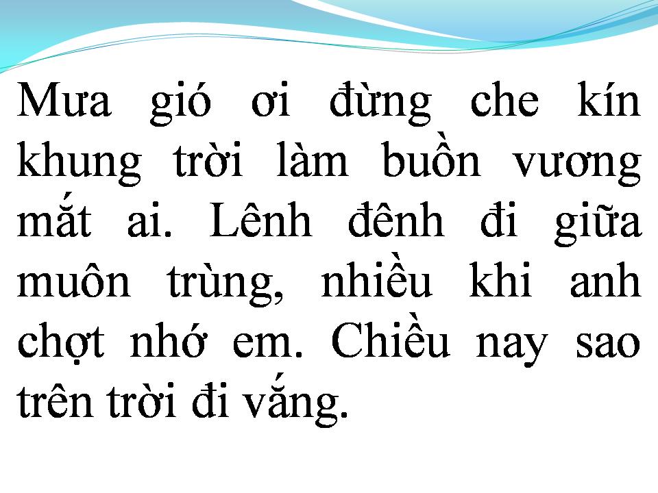 Lời bài hát MỘT LOÀI CHIM BIỂN