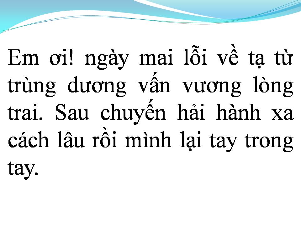 Lời bài hát MỘT LOÀI CHIM BIỂN