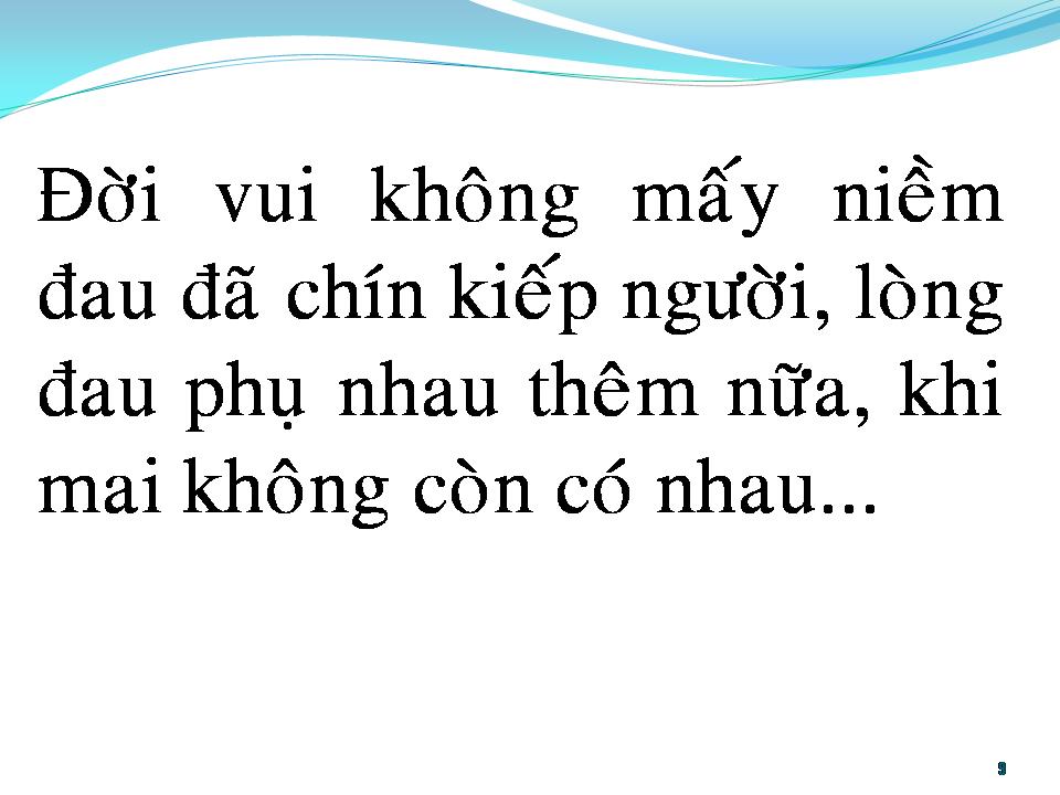 Lời bài hát MỘT MAI EM ĐI