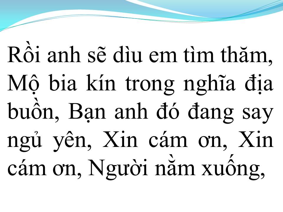 Lời bài hát MỘT MAI GIÃ TỪ VŨ KHÍ