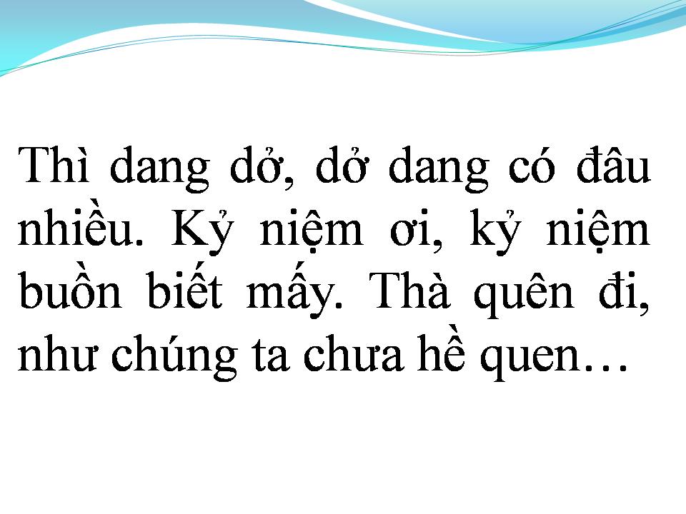 Lời bài hát MỘT MÌNH THÔI