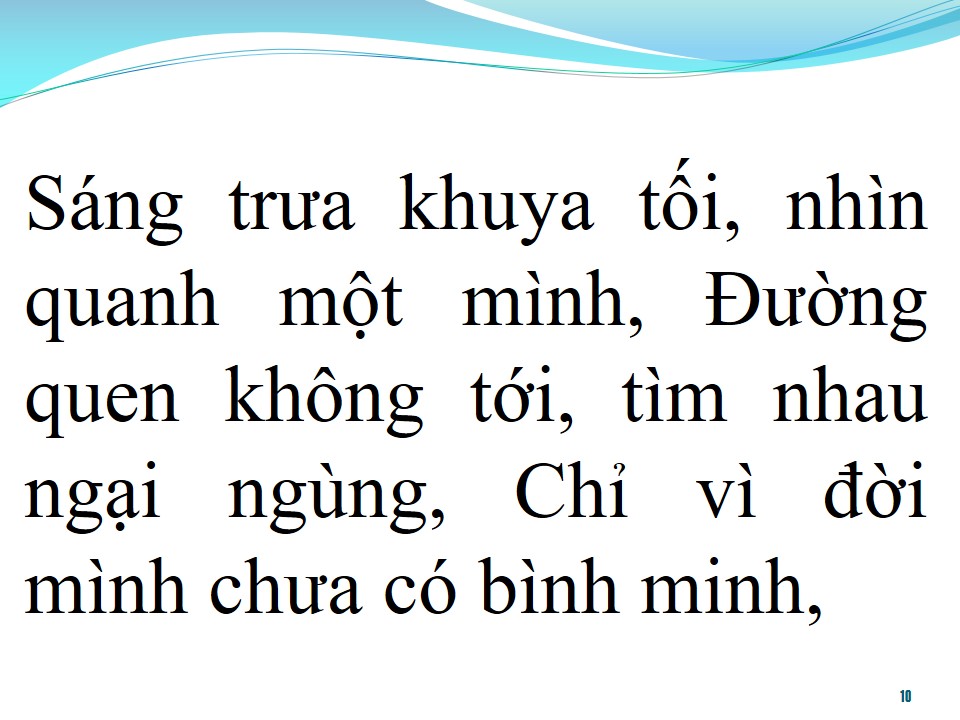 Lời bài hát MỘT MÌNH