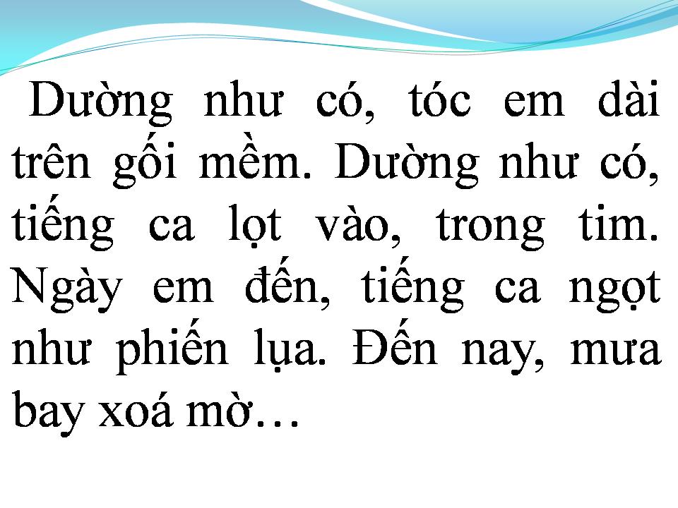 Lời bài hát MỘT NGÀY THẬT BUỒN