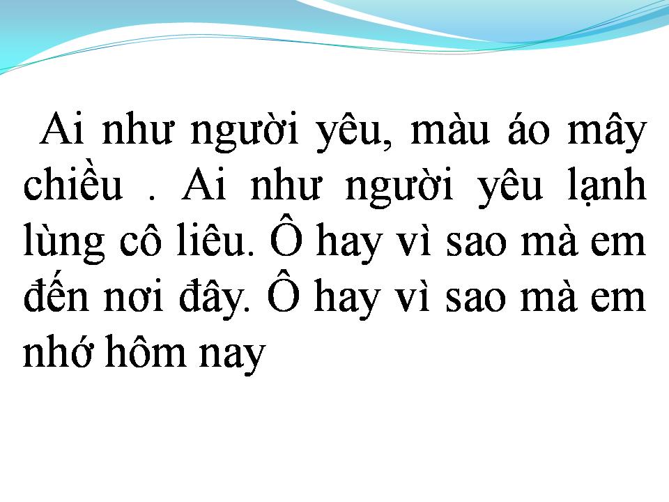 Lời bài hát MỘT NGÀY VUI MÙA ĐÔNG