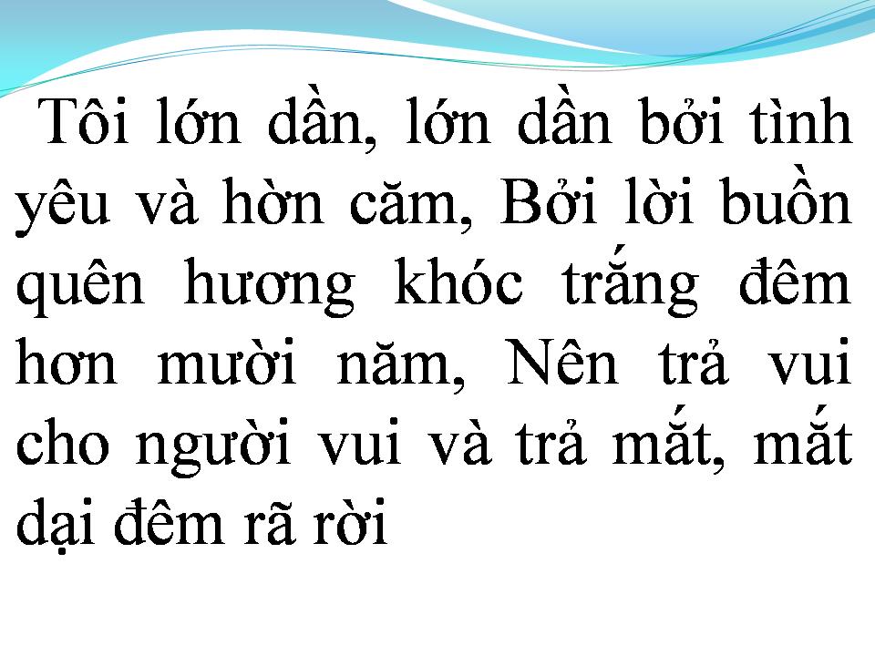 Lời bài hát MỘT NGƯỜI ĐI XA (SAU NHỮNG LẦN GỐI MỎI)