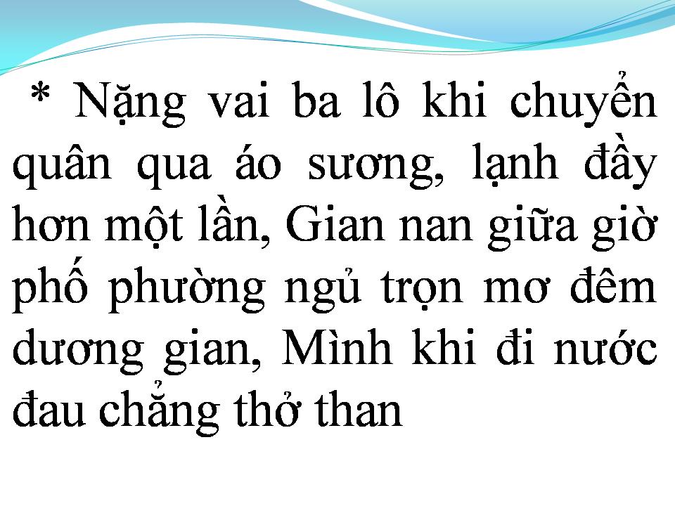 Lời bài hát MỘT NGƯỜI ĐI XA (SAU NHỮNG LẦN GỐI MỎI)