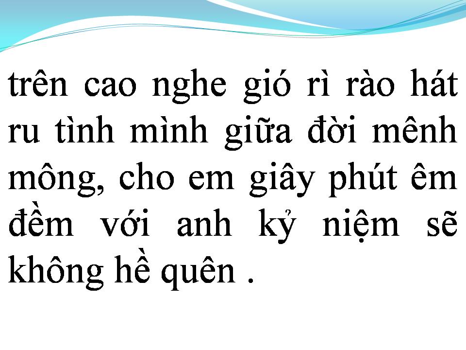 Lời bài hát MỘT THOÁNG HƯƠNG TÌNH