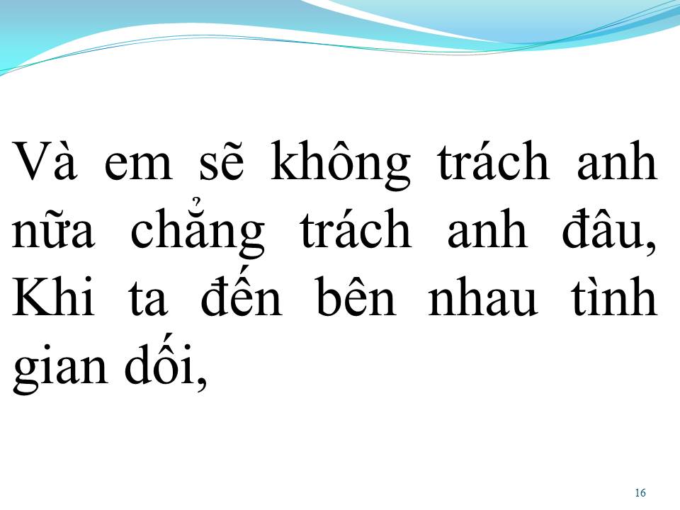 Lời bài hát MỘT THỜI ĐÃ XA