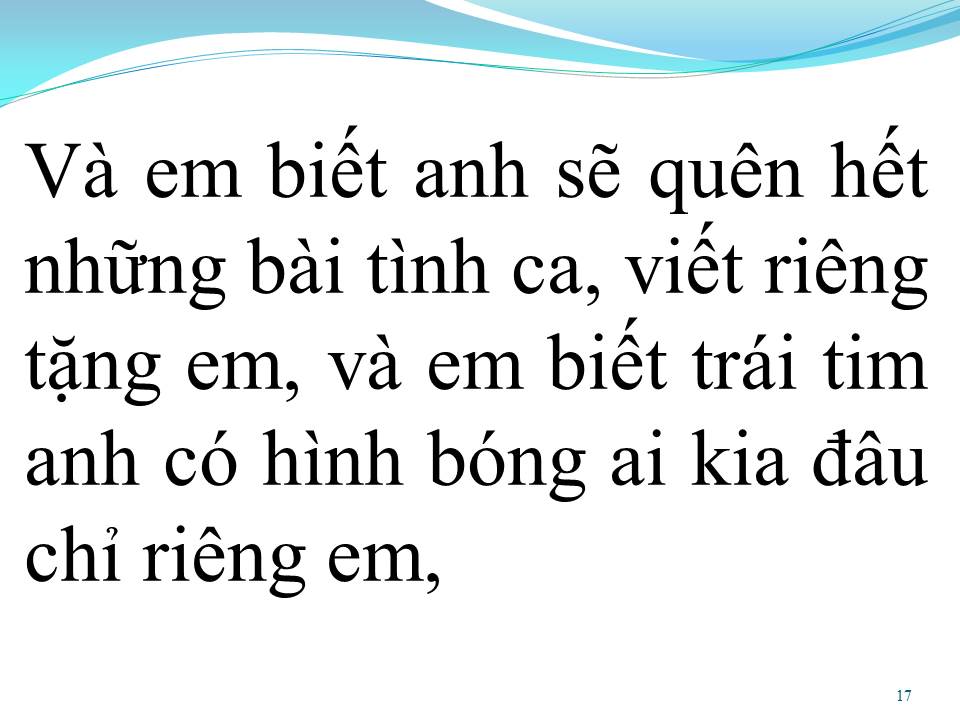 Lời bài hát MỘT THỜI ĐÃ XA