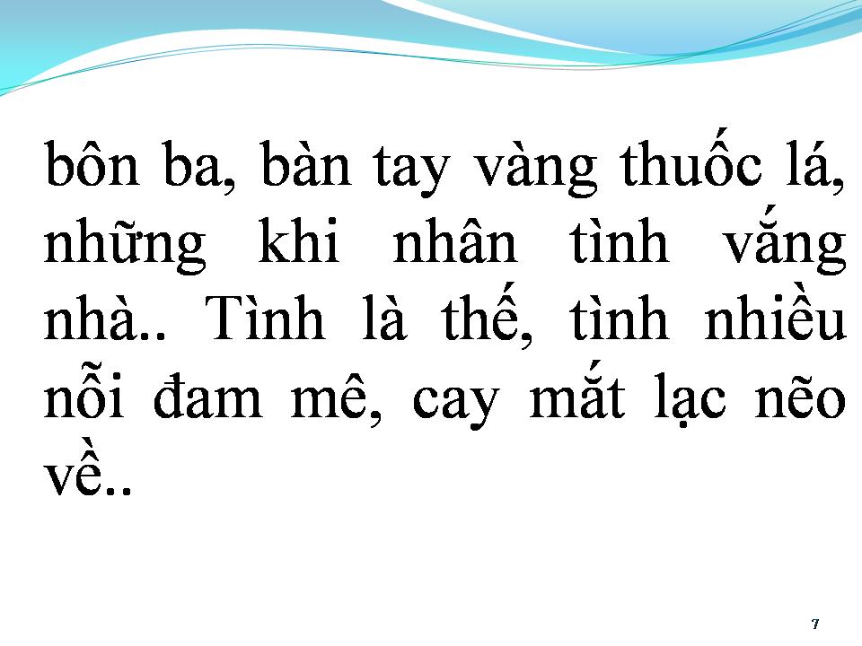 Lời bài hát MỘT THUỞ ĐAM MÊ