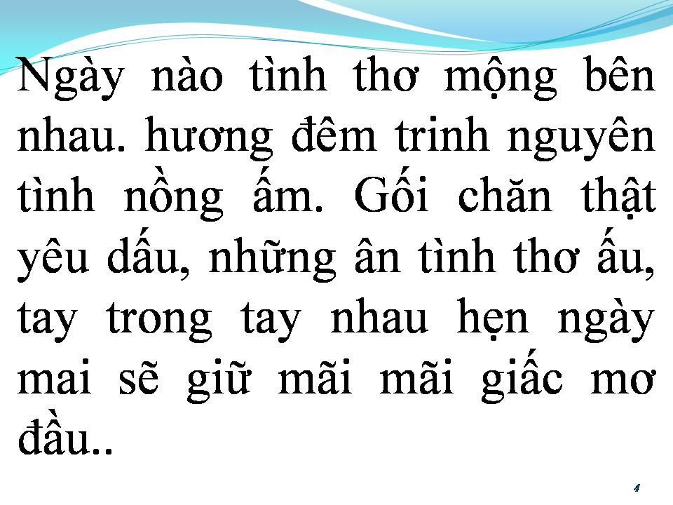 Lời bài hát MỘT THUỞ YÊU NGƯỜI