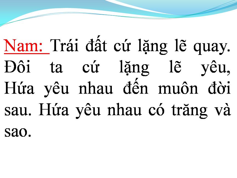 Lời bài hát MỘT VÒNG TRÁI ĐẤT
