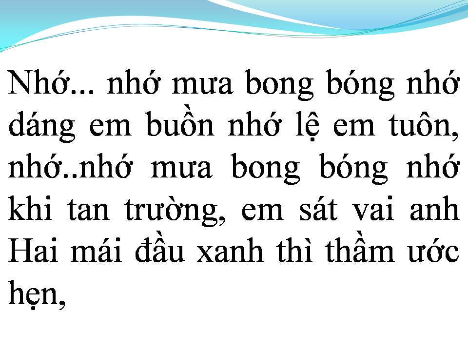 Lời bài hát MƯA BONG BÓNG