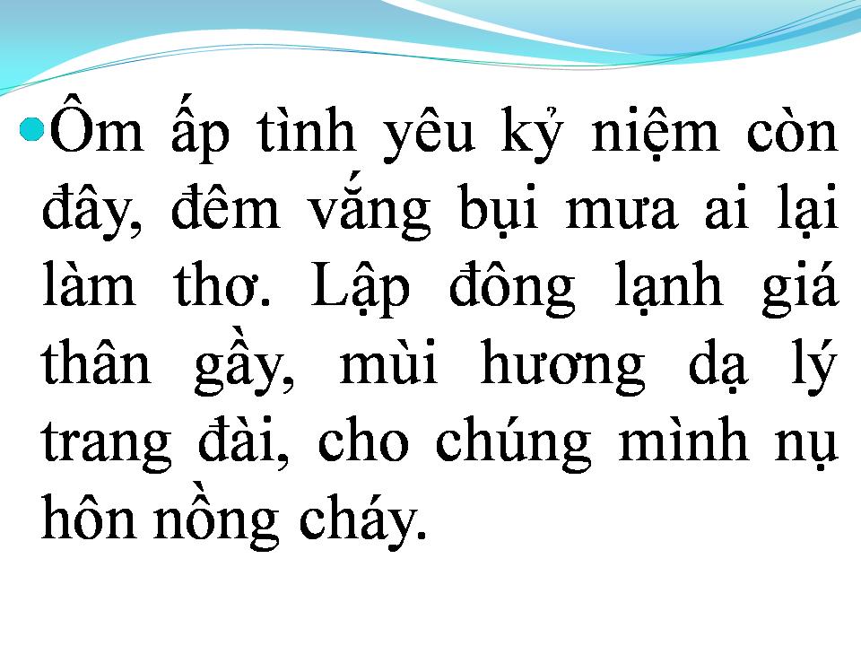 Lời bài hát MƯA BỤI 1