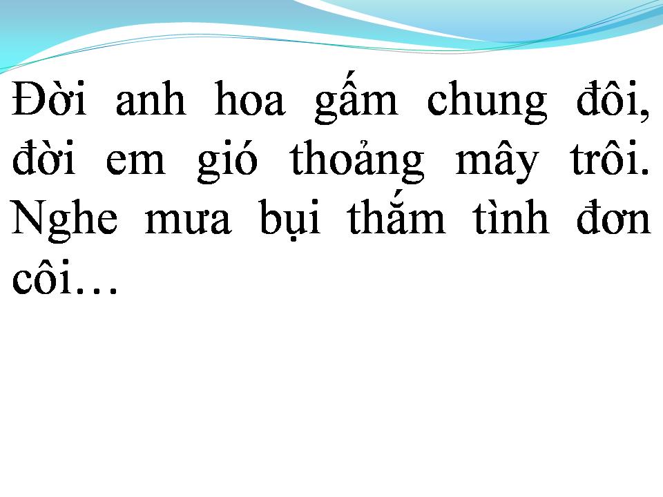 Lời bài hát MƯA BỤI 2