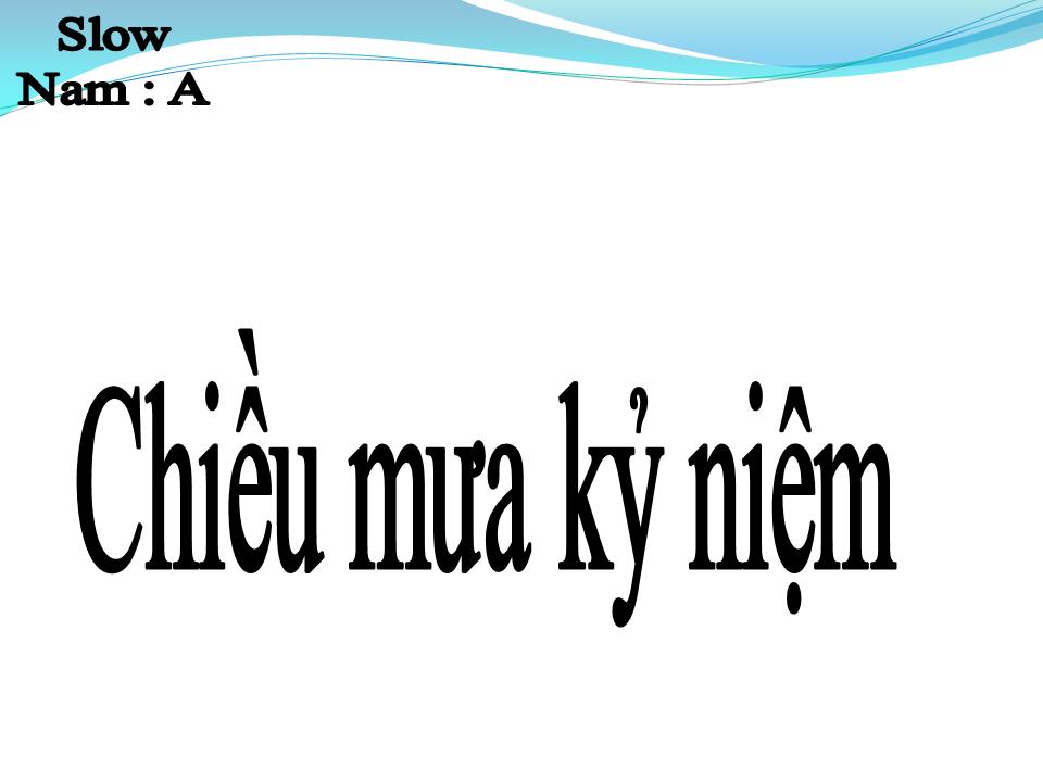 Lời bài hát MƯA CHIỀU KỶ NIỆM