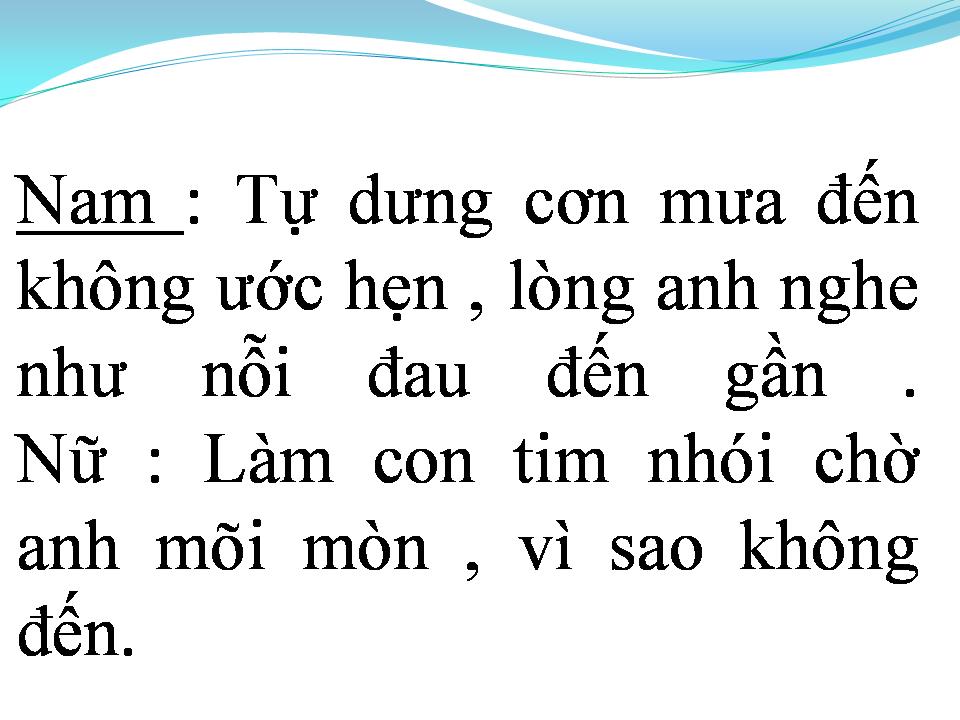Lời bài hát MƯA CUỐI TUẦN