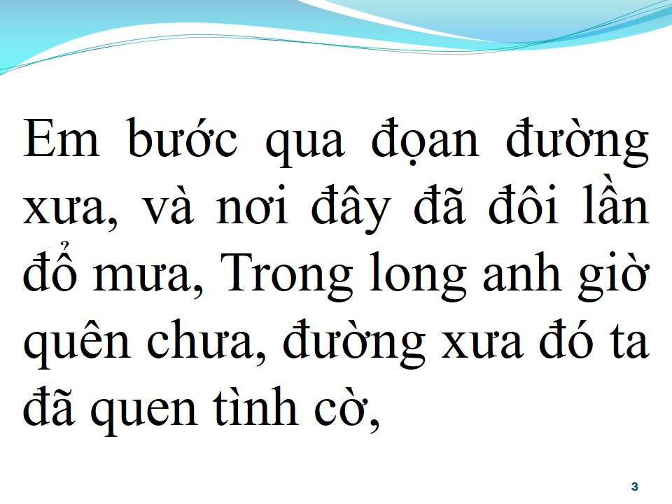 Lời bài hát MƯA ĐÃ TẠNH