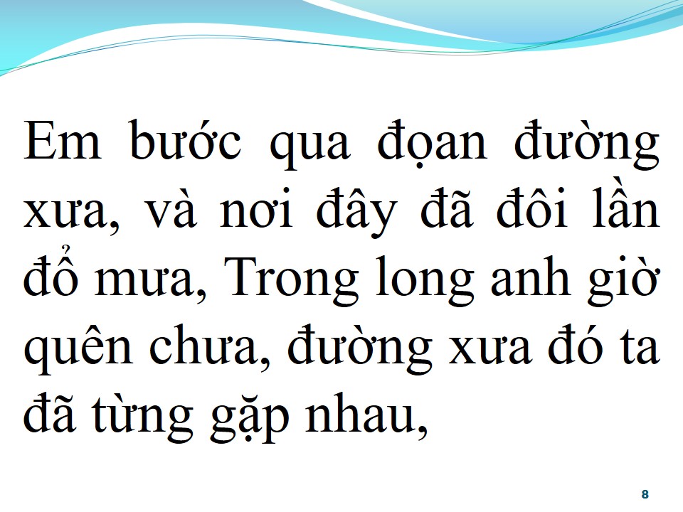 Lời bài hát MƯA ĐÃ TẠNH
