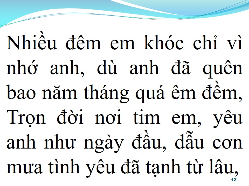 Lời bài hát MƯA ĐÃ TẠNH