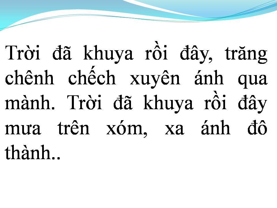 Lời bài hát MƯA ĐÊM NGOẠI Ô