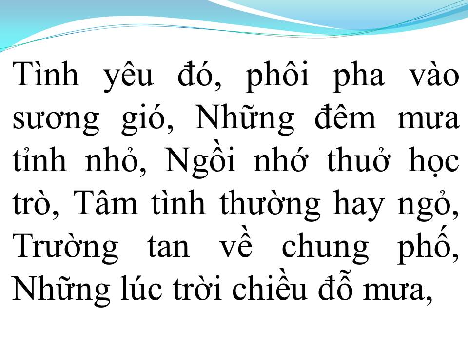 Lời bài hát MƯA ĐÊM TỈNH NHỎ
