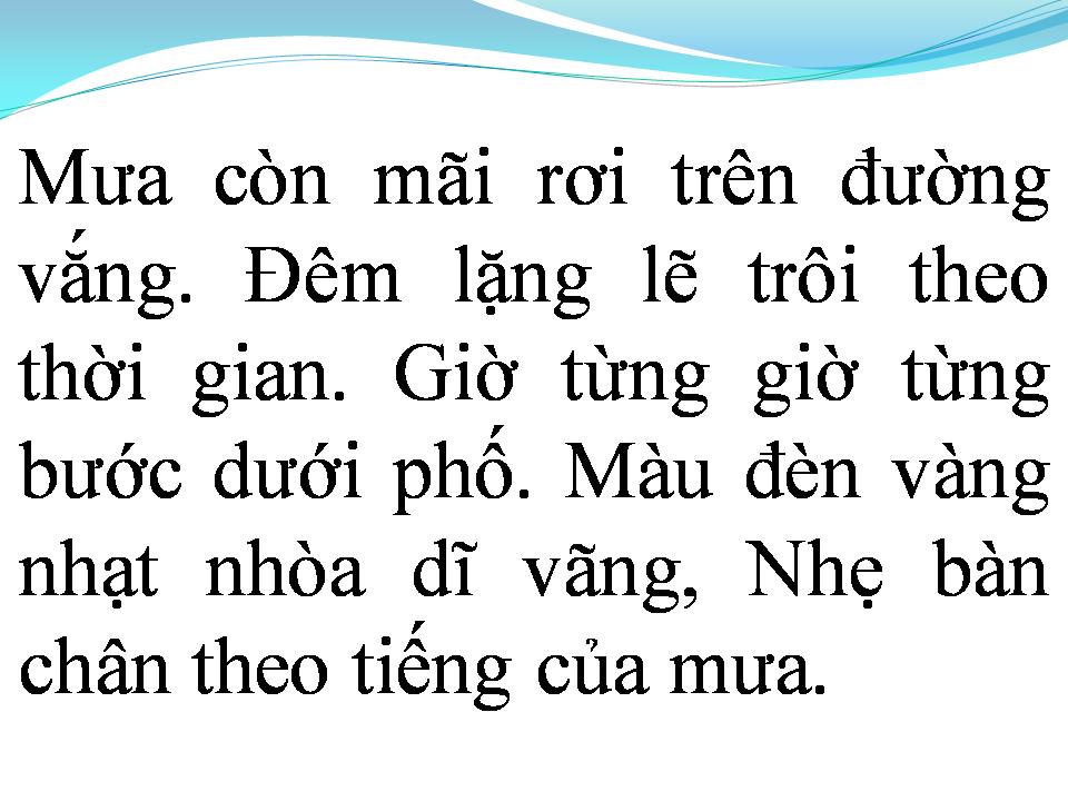 Lời bài hát MƯA DĨ VÃNG