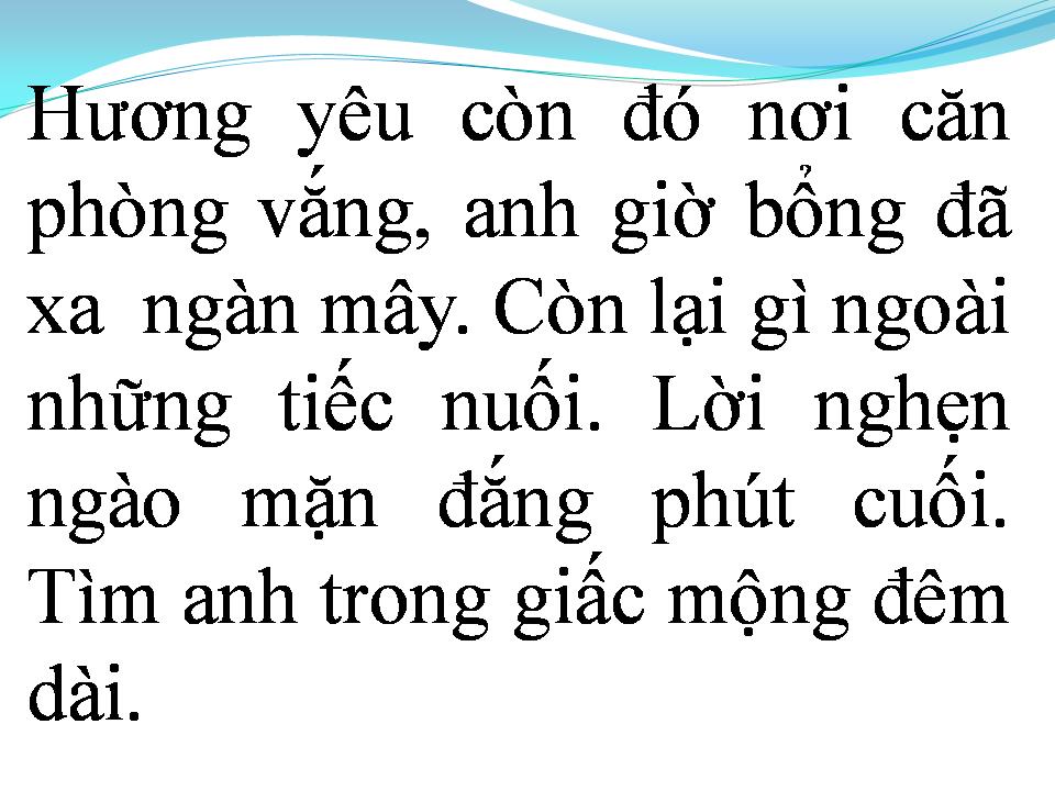 Lời bài hát MƯA DĨ VÃNG