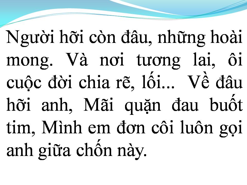 Lời bài hát MƯA DĨ VÃNG