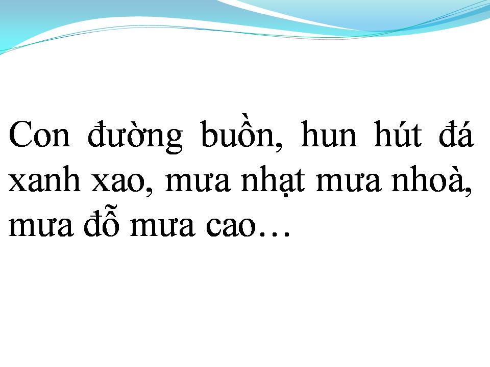 Lời bài hát MÙA MƯA ĐI QUA