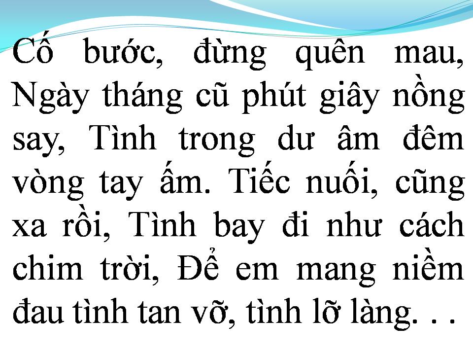 Lời bài hát MƯA NHẠT NHÒA