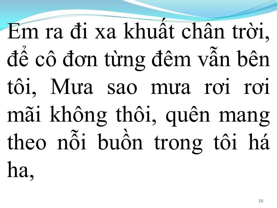 Lời bài hát MƯA PHI TRƯỜNG